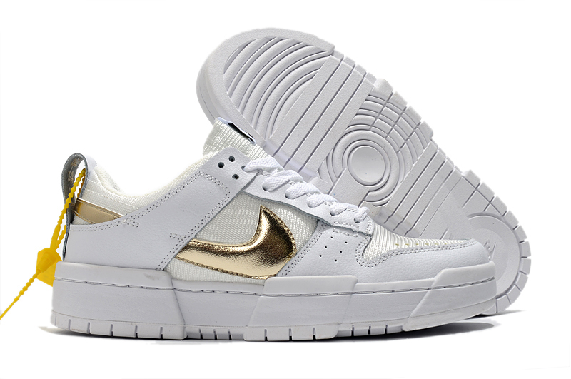 Nike Dunk Low Disrupt White Gold Shoes